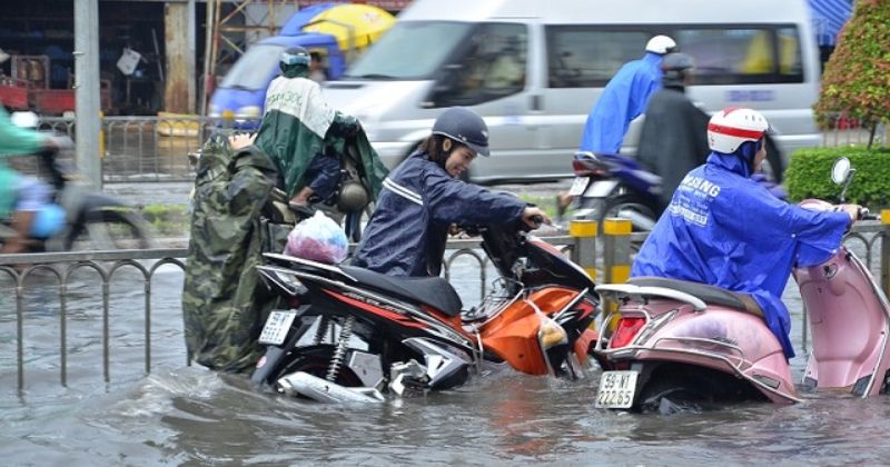 xử lý xe máy bị ngập nước đúng kỹ thuật